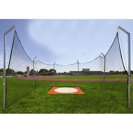 Steel Discus Cage w/Net 12' Cantilevered