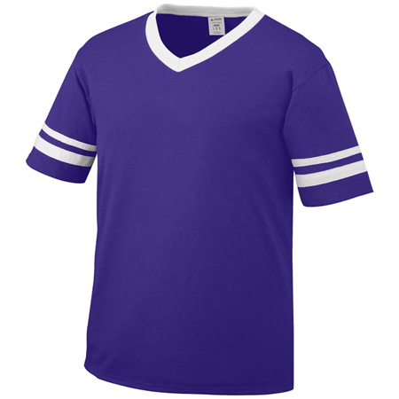 Augusta Boy's Sleeve Stripe Jersey Tee Augusta Sportswear