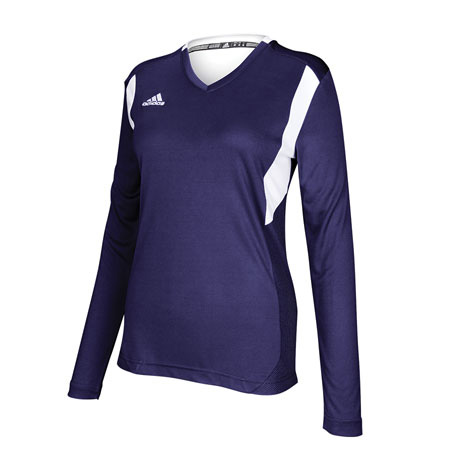 Adidas Women's T-Shirt - Purple - L