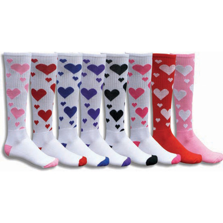 Hearts Sock 9-11