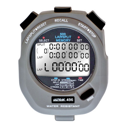 Ultrak 496 500 Dual Split Stopwatch