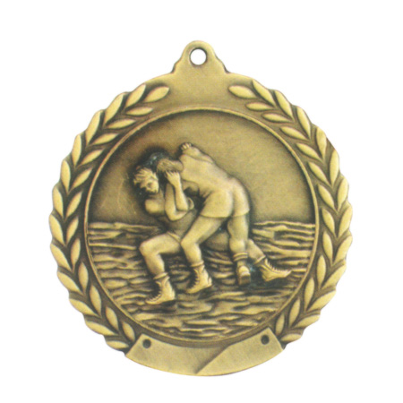 Wrestling Stock Medal