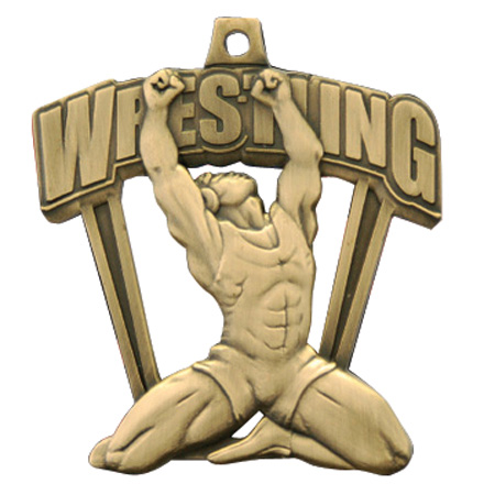 M-712N Wrestling Stock Medal