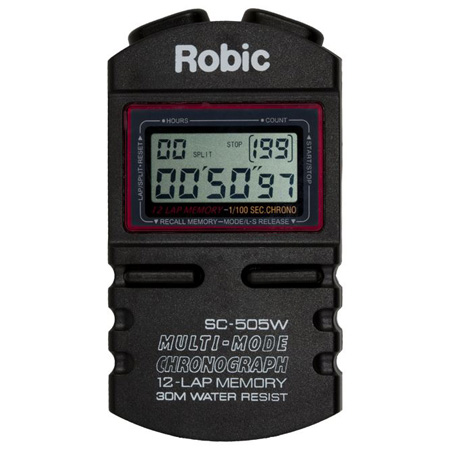 Robic SC-505W Stopwatch - Black