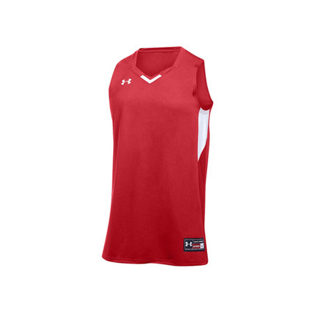 Under Armour Women's Reversible Red/White Basketball Jerseys S