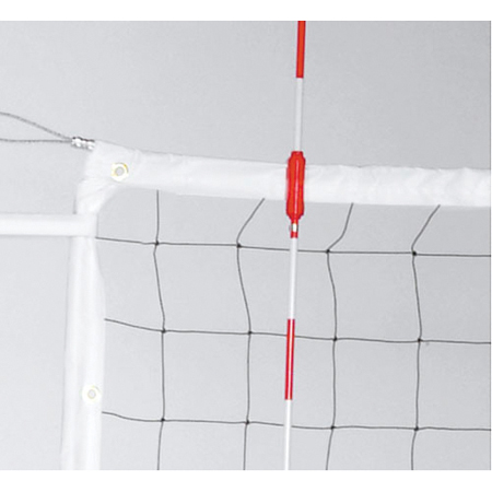 Power Volleyball Net, Steel Cable & Wood
